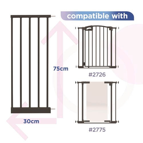 Perma Child Safety 30cm Warm Black Gate Extension - TheITmart