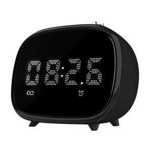 Flea Market Retro Bluetooth FM Alarm Clock (Black)
