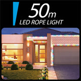 Arlec 50m Low Voltage Multi-Colour 1200 LED Rope Light/8 Functions/Indoor&Outdoor - TheITmart