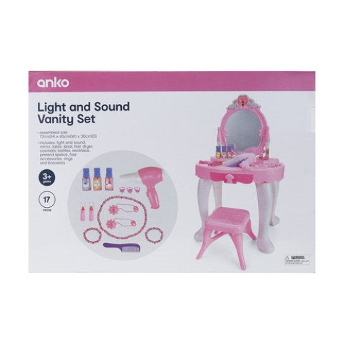 Anko Light And Sound Vanity Set - Pink / Suitable for Ages 3+ Years