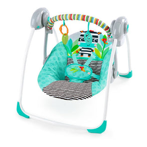 Bright Starts Zig Zag Zebra Portable Swing