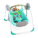 Bright Starts Zig Zag Zebra Portable Swing - TheITmart