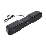 Anko Gaming Desktop PC Soundbar with RGB - Black / 3W x 2