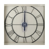 Anko Large Metal Clock / Black / For Indoor Use - TheITmart