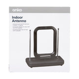 Anko Black Indoor VHF & UHF TV Antenna / For Digital TV Signals/ Full HD