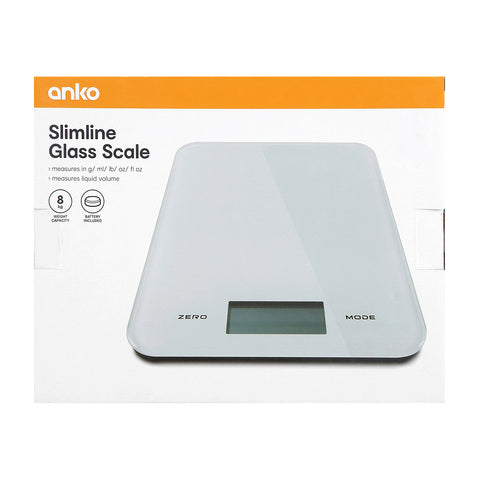 Anko Slimline Weighing Scale - Maximum Weight Capacity Kg /For Domestic Use
