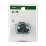 LED 3 Watt CREE Head Lamp with Batteries / Ideal for Camping, Hiking or Trekking