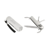 Battery Powered 6 in 1 Multi Tool with Torch / Ideal for Camping, Hiking & Trekking