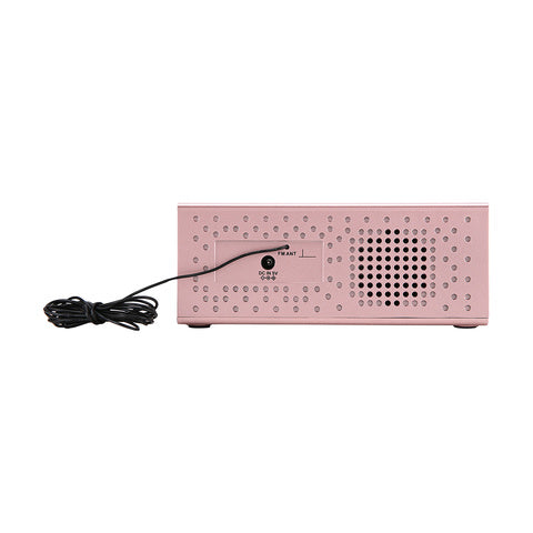 Anko Clock Radio - Rose Pink - TheITmart