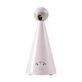 Cat Laser Toy with Rotating Laser - White