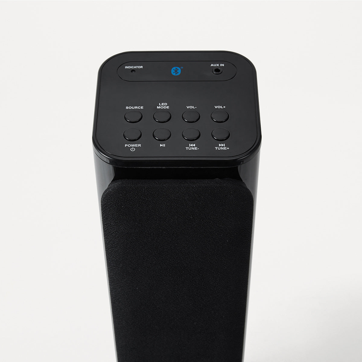 Bluetooth Tower Speaker Remote Control/ FM Radio with LED Lights
