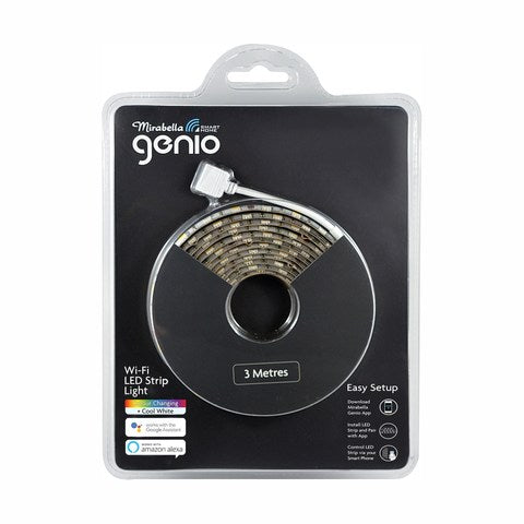Mirabella Genio Wi-Fi LED Strip Light - 3m