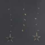 Anko 95 Warm White Solar Powered Star Icicle Curtain Light - TheITmart