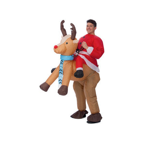 Battery Operated Inflatable Santa Suit