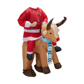 Battery Operated Inflatable Santa Suit