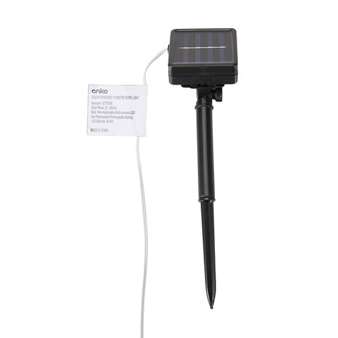 Anko Solar Powered 10 Metre Rope Light Outdoor Lighting Multicolor - TheITmart