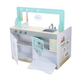 Anko Wooden 2-in-1 Diner / Kitchen Playset Suitable for Ages 3 to 6 Years