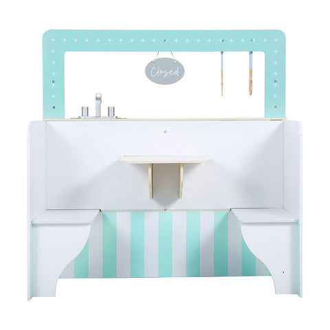 Anko Wooden 2-in-1 Diner / Kitchen Playset Suitable for Ages 3 to 6 Years