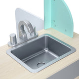 Anko Wooden 2-in-1 Diner / Kitchen Playset Suitable for Ages 3 to 6 Years