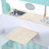 Anko Wooden 2-in-1 Diner / Kitchen Playset Suitable for Ages 3 to 6 Years