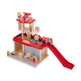 Anko Wooden Fire Station Playset  Ages 3+ Years