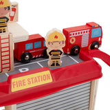 Anko Wooden Fire Station Playset  Ages 3+ Years