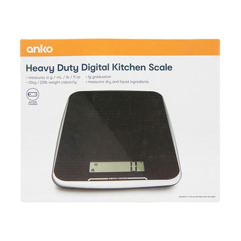 Anko Heavy Duty Digital Kitchen Scale  / Black