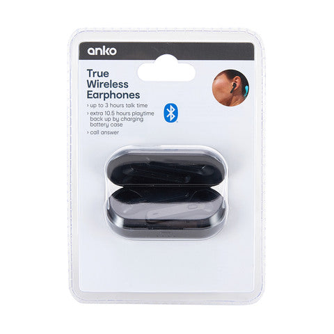True Wireless Earphones - Black/White/Pink