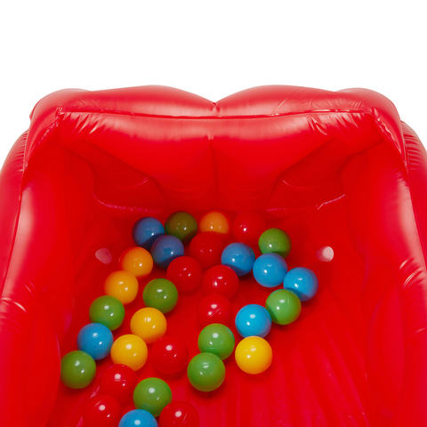 Anko Red Inflatable Car with 50 Playballs/Suitable for Ages 2+ Years - TheITmart