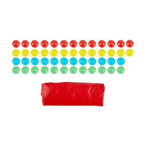 Anko Red Inflatable Car with 50 Playballs/Suitable for Ages 2+ Years - TheITmart