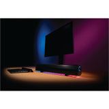 Gaming Sound Bar with 7 LED Lights - Black