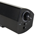 Gaming Sound Bar with 7 LED Lights - Black