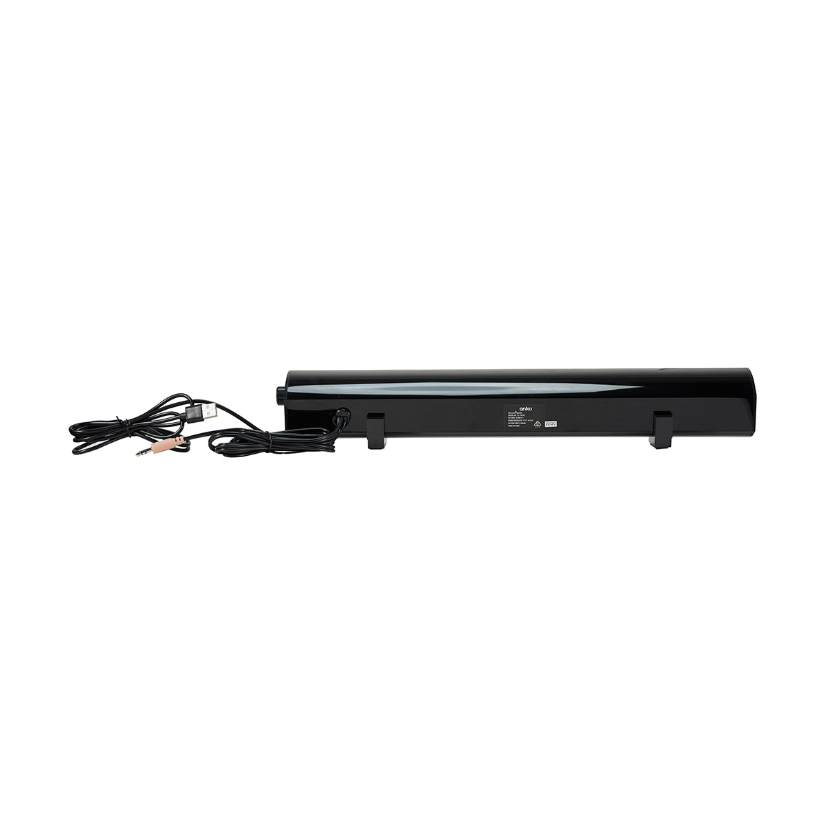 Gaming Sound Bar with 7 LED Lights - Black