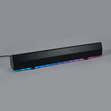 Gaming Sound Bar with 7 LED Lights - Black