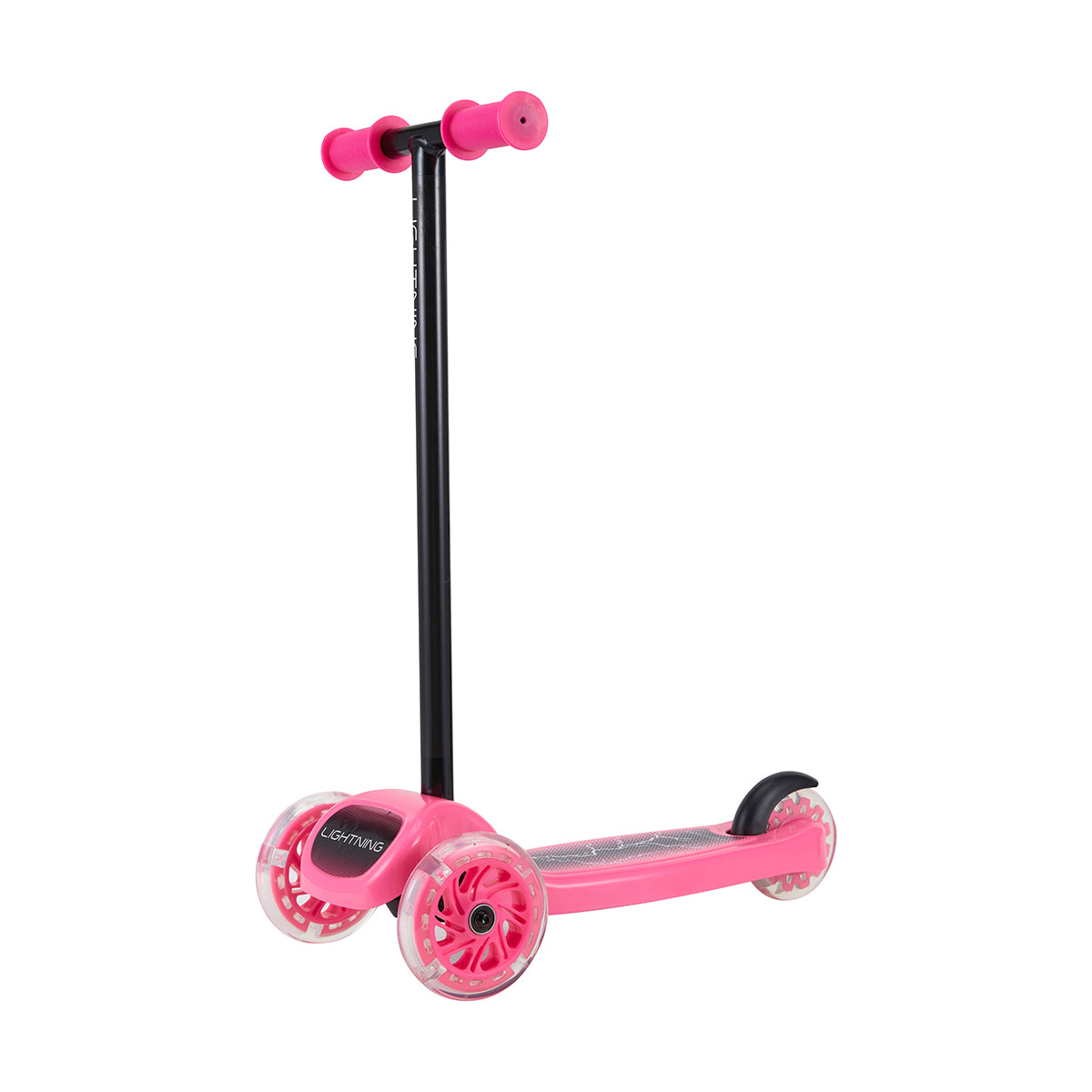 Anko Light Up Wheel Tilt and Turn Scooter - Pink / Suitable for Ages 2+