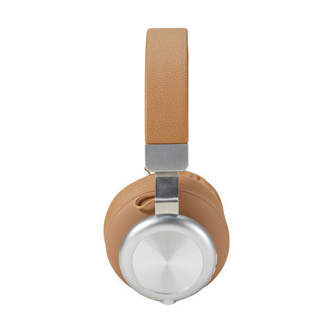 Bluetooth Headphones - Grey/Tan