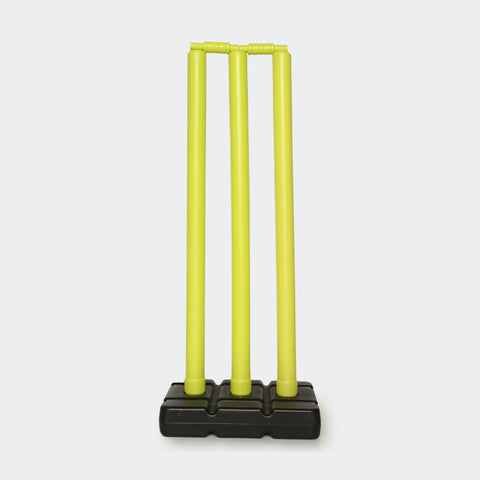 Anko Plastic Cricket Set - Size 6 Yellow- 4 Blue
