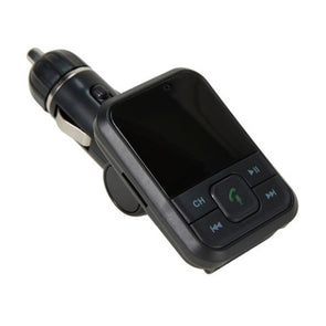 Bluetooth FM Car Transmitter - Black / Aux-in Jack/ Bluetooth Hands-Free