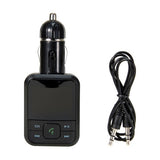 Bluetooth FM Car Transmitter - Black / Aux-in Jack/ Bluetooth Hands-Free