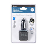 Bluetooth FM Car Transmitter - Black / Aux-in Jack/ Bluetooth Hands-Free
