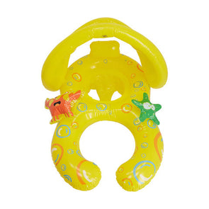 Inflatable Adult and Infant Float with Canopy