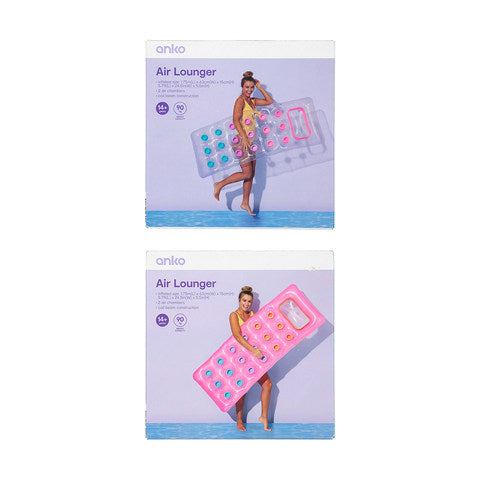 Anko Inflatable Lounger Suitable for Ages 14+ Years
