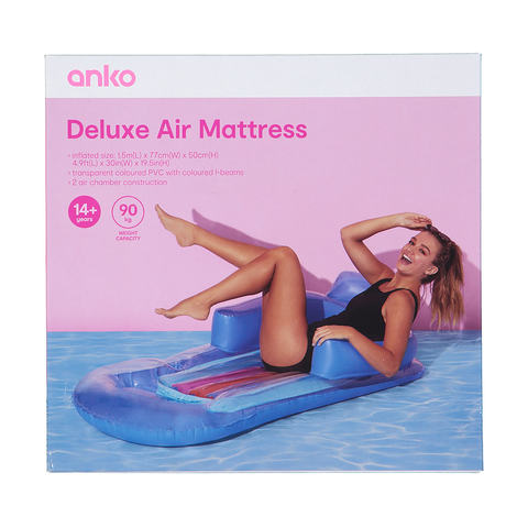 Anko Deluxe Inflatable Lounger / Ages 14+ Years