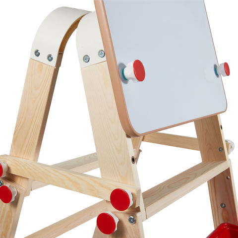 Anko Wooden 2-in-1 Convertible Easel Suitable for Ages 3+ Years - TheITmart