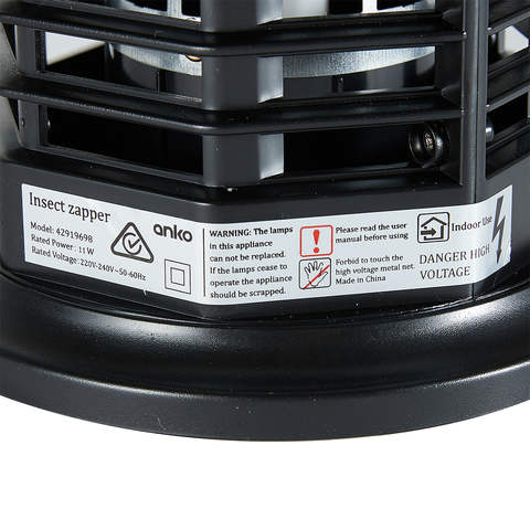 Anko Black Insect Zapper/ Suitable for Indoor Use - TheITmart