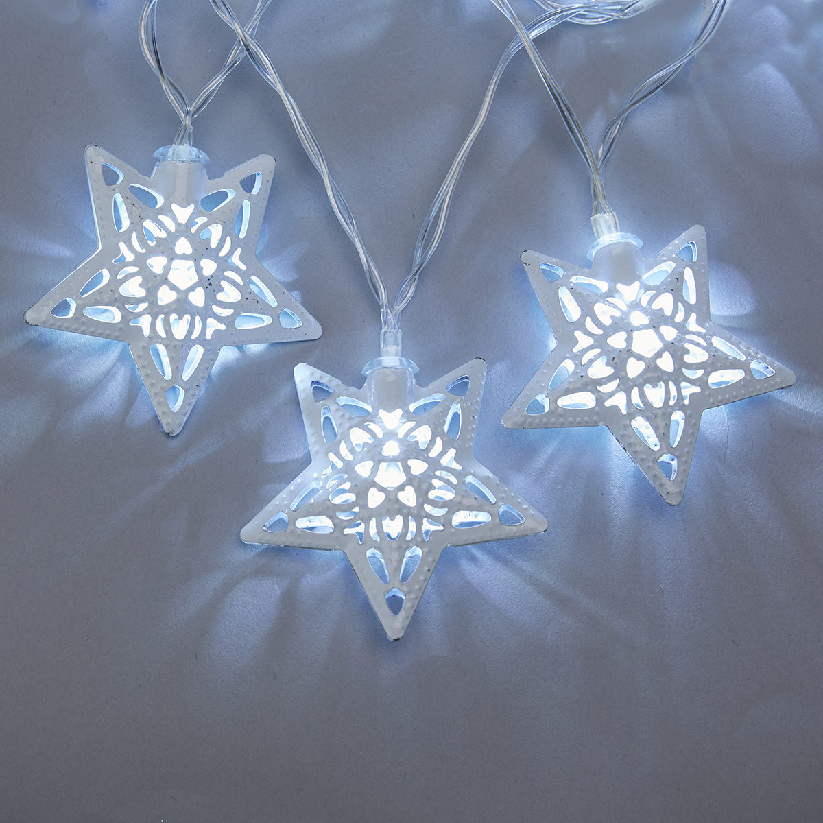 Battery Operated 24 Metal String Lights - Assorted - TheITmart