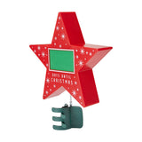 Anko Festive Countdown Star Tree Topper with Digital Display - TheITmart
