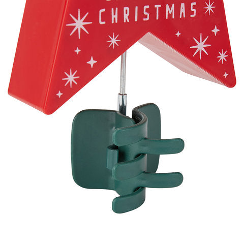 Anko Festive Countdown Star Tree Topper with Digital Display - TheITmart