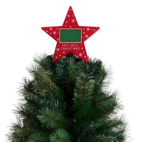 Anko Festive Countdown Star Tree Topper with Digital Display - TheITmart