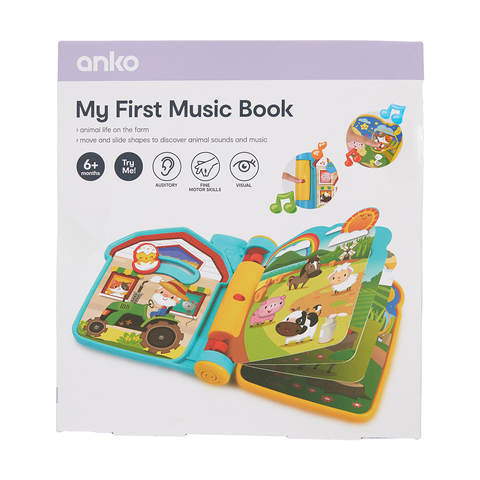 My First Music Book Suitable for ages 6+ months